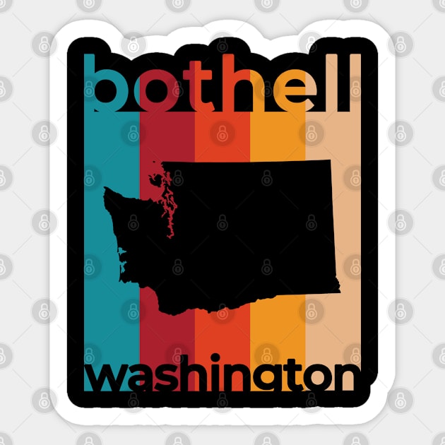 Bothell Washington Retro Sticker by easytees